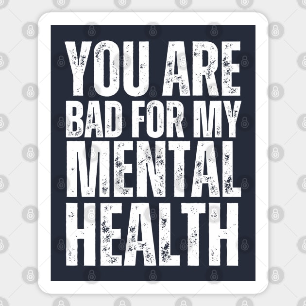 Mental Health Puns Sticker by HobbyAndArt